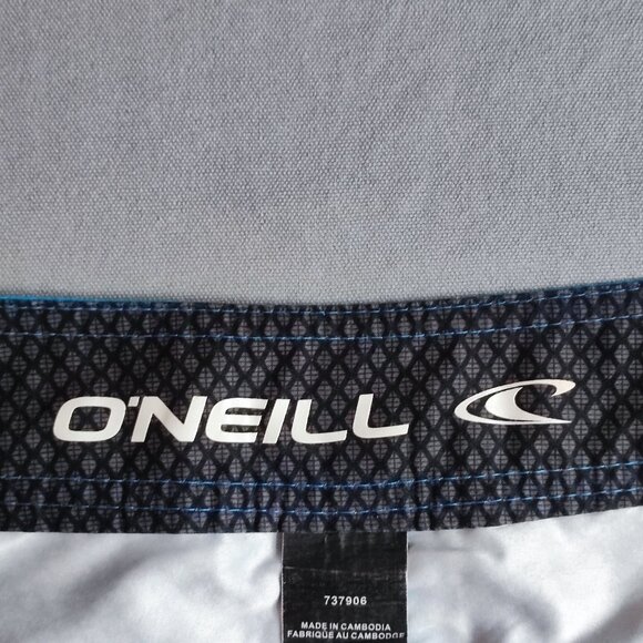 O'Neill board shorts men's size 32 blue with grey design - Picture 5 of 12